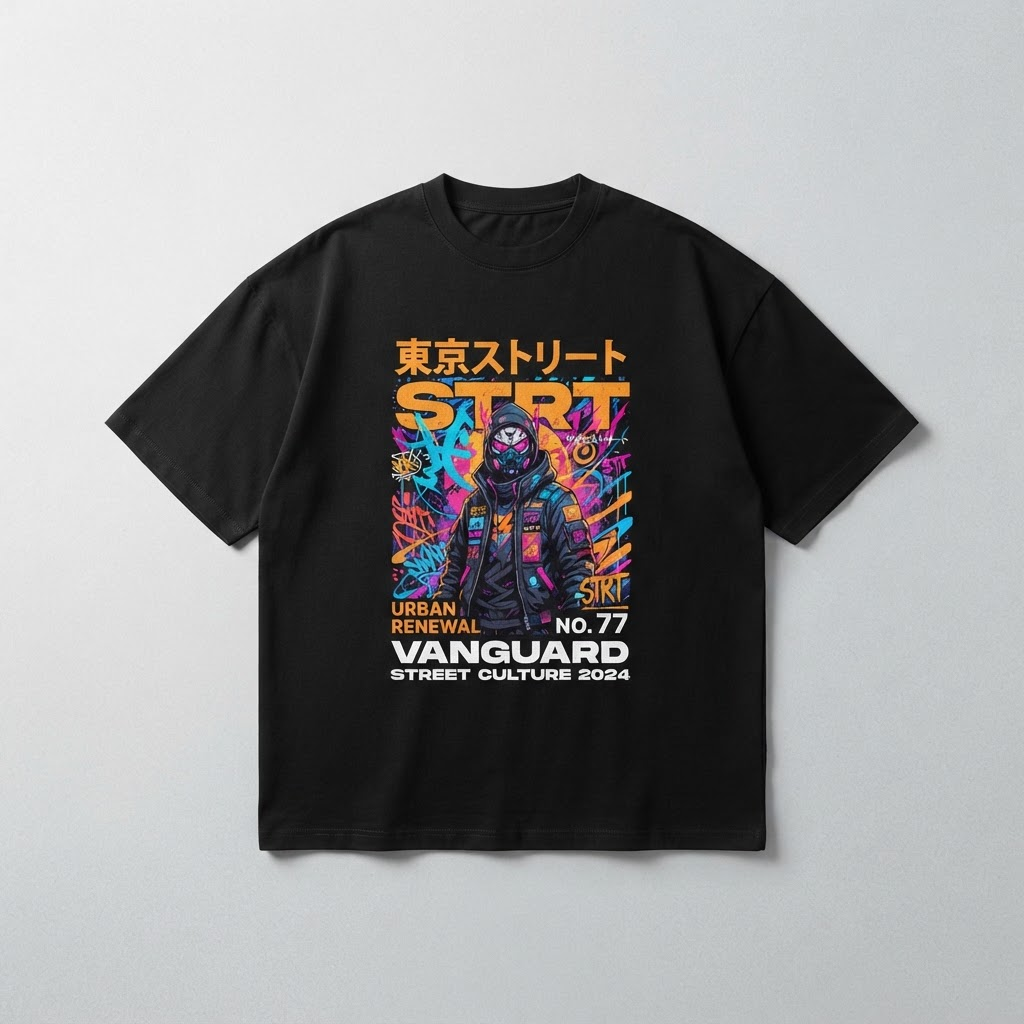 Remera Oversize Graphic DTF